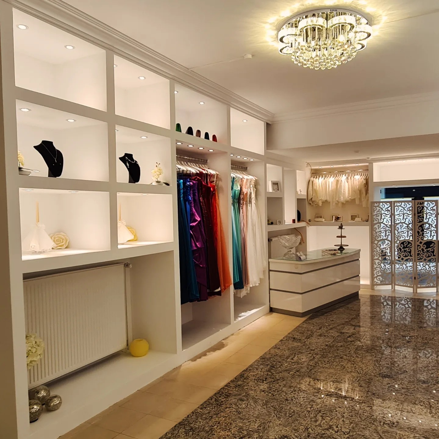 Eingangsbereich der Boutique