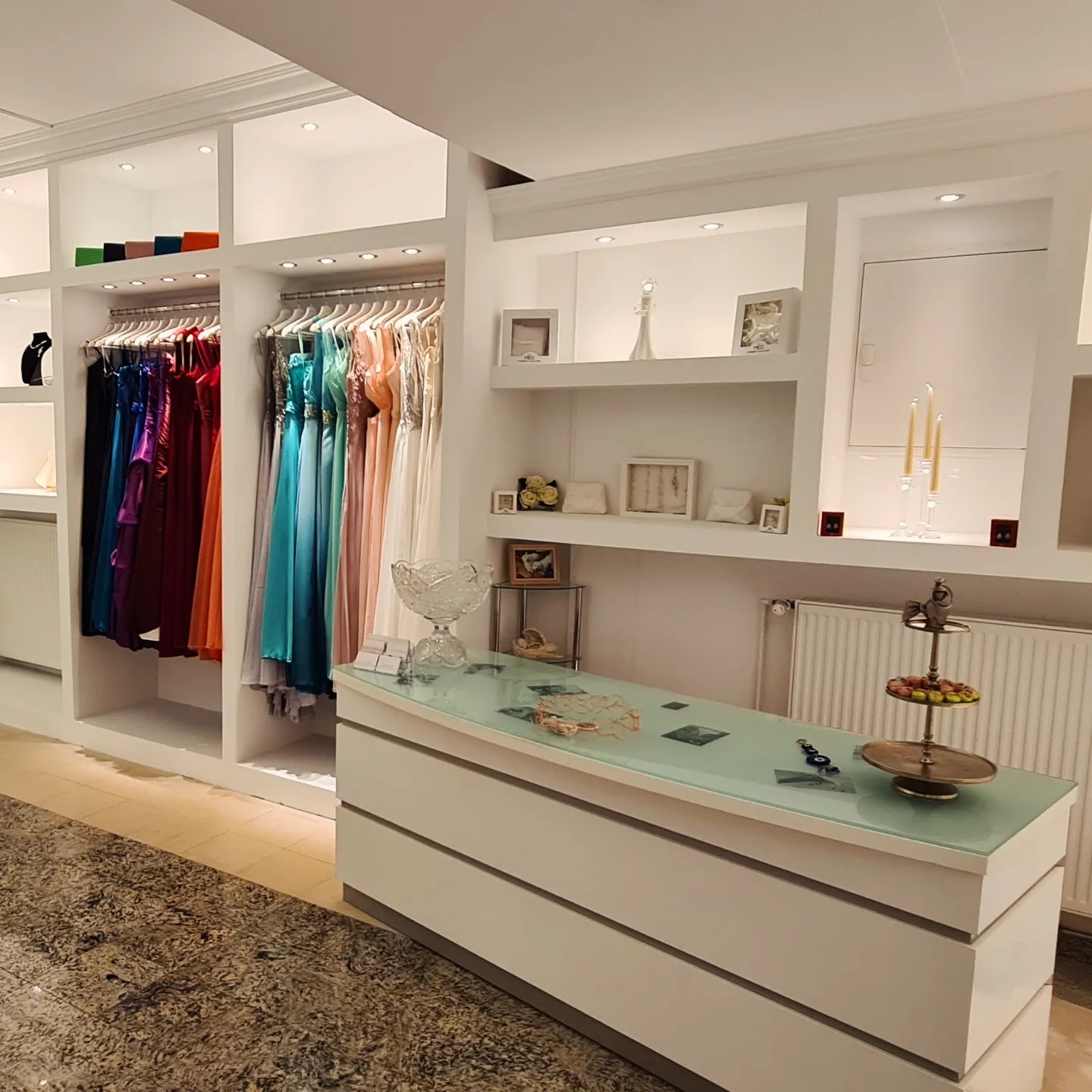 Boutique von außen beziehungsweise Eingangsbereich